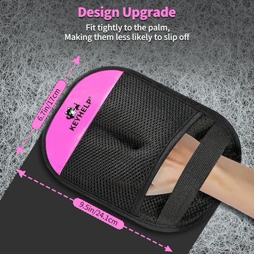 Pet Hair Removal Glove for Dogs & Cats, Newly Upgraded Reusable Electrostatic Pet Hair Glove, Magic Brush Pet Hair Remover Tool for Clothing, Couch, Carpet, Car Seat（Pink） - color: Pink