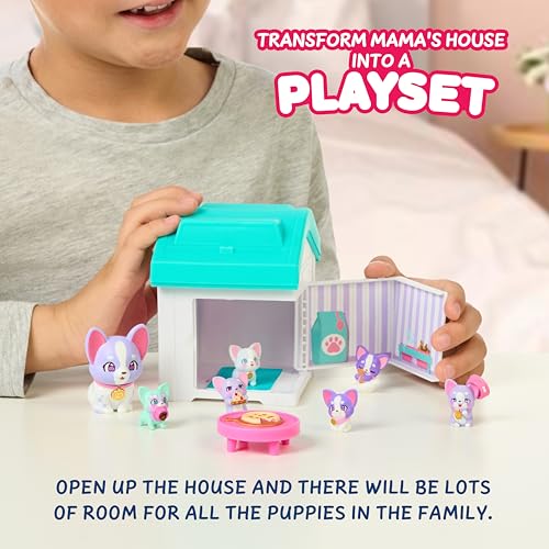 Little Live Pets Dog House Playset Bundle, Mama Surprise Families Frenchie and Spaniel Collection, Interactive Fold-Out Dog Playset Toy for Kids 5+ - style: Frenchie & Spaniel