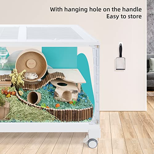 Niteangel Hamster Sand Bath Scoop: Can Removes Clump Waste Keeps Clean Sand | Built to Last for Deeper Hygienic Clean - Stainless Steel Fine Mesh Sand Sifter for Niteangel Sandbath & Fine Sand