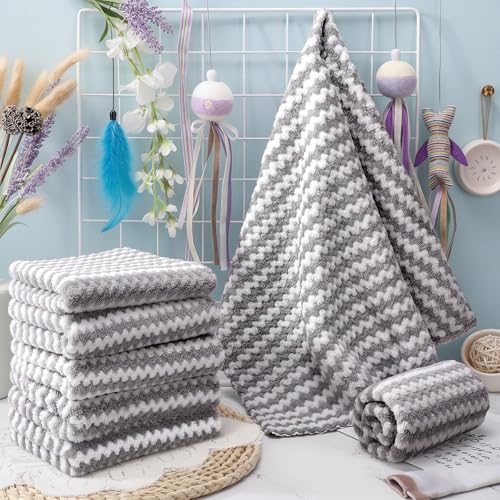 Hahafelt 5 Pcs Waterproof Guinea Pig Fleece Bedding Blankets Absorbent Guinea Pig Cage Liner Washable Small Animal Pee Pad Reusable Pet Blanket Wash Cloth Bedding Mat Pad (Gray,47 x 24 Inch) - color: Gray, size: 47 x 24 Inch
