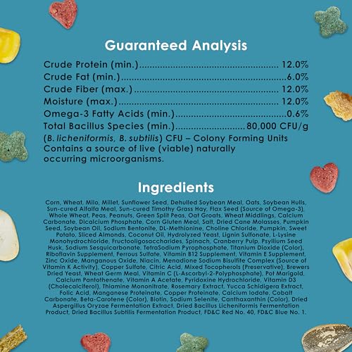 Kaytee Forti-Diet Pro Health Nourish+Protect Hamster and Gerbil Food, Comprehensive Nutrition Backed by Science, Digestive Health, Immune Support, 8 Pounds - size: 8 Pound (Pack of 1)