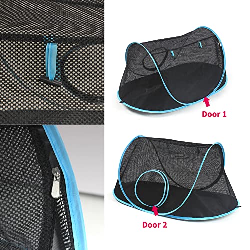INTURN Cat Furniture Tent for Indoor and Outdoor Playpen Portable Cat Tunnels, Outdoor Kennel (Play Kennel) - color: Play Kennel