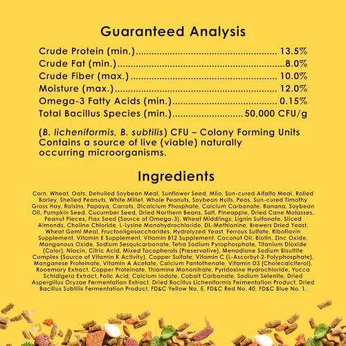 Kaytee Fiesta Mouse & Rat Food, Nutritious and Fun Blend, Supports Dental Health and Digestion, 4.5 pounds - size: 4.5 Pound (Pack of 1)