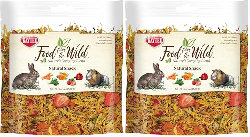 Kaytee Food from The Wild Natural Snack for Pet Rabbits, Guinea Pigs and Other Small Animals, 1 Ounce (Pack of 2) - size: 1 Ounce (Pack of 2)