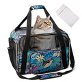 BAGLHER Pet Travel Carrier for Small Medium Cats & Dogs, Airline Approved Soft Sided - color: Hawaii