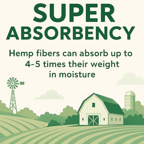 CountryMax Hemp Bedding – Low Dust, Super Absorbent, Natural Odor Control, Eco-Friendly for Chicken Coops, Rabbits, Horses & Reptiles, 33 lb (Pack of 1) - size: 33 Pounds (Pack of 1)