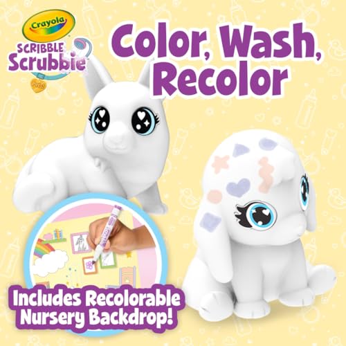 Crayola Scribble Scrubbie Baby Pets Nursery, Baby Animal Toys for Toddlers & Kids, Gift for Girls & Boys, Ages 3, 4, 5 - size: Small, style: Baby Pets