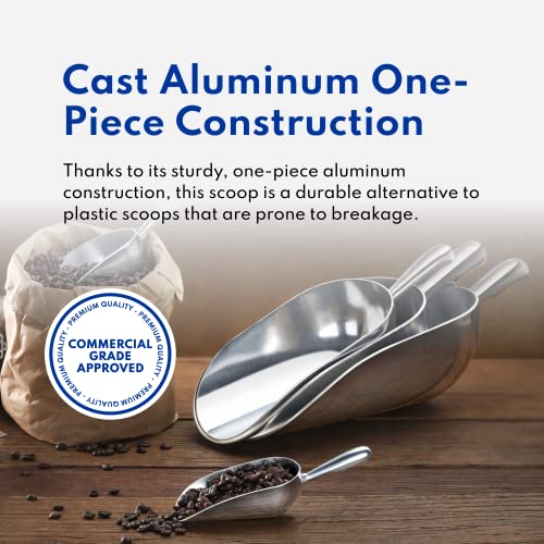New Star 34585 Cast Aluminum Utility Scoop, 58-Ounce - size: 58-Ounce