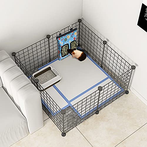 RIOUSSI Guinea Pig Hay Feeder, Hanging Rabbit Hay Feeder Bag. CamoBlue | Upgraded Double Layer Fabric | Bite Resistant | Cleaner Hay & Less Mess | Small Animal Hay Holder for Bunnies & Chinchillas - color: Camoblue