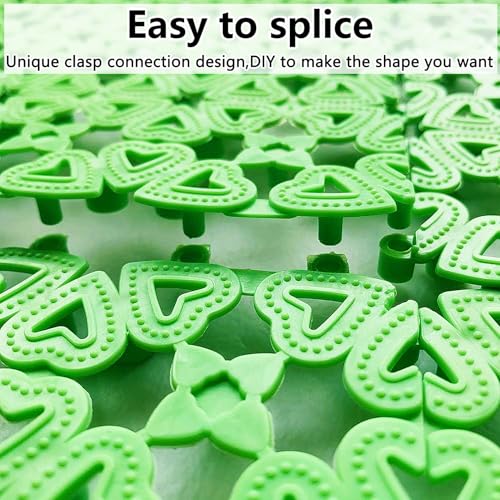 Hamiledyi Rabbit Cage Mats 6 Pcs Rabbit Resting Mat for Wire Floor Cages Plastic Bunny Feet Pad Playpen Feet Mats Floor Feet Pads for Rabbits Bunnies Chinchillas Guinea Pigs and Other Small Animals