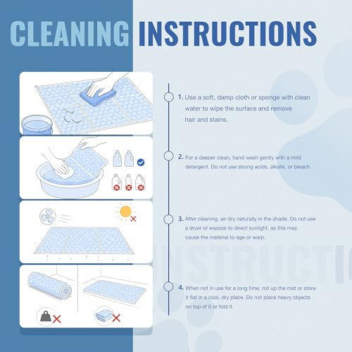 Cooling Mat for Dogs, Gel Dog Instant Cooling Mat Pet Pad for Cats | Dog Cooling Mat, 3.0 Gel Instant Self-Cool Pad for Pet Waterproof Large Dog Mat for Beds,Kennels,Crates - size: 35.4" x 23.6"