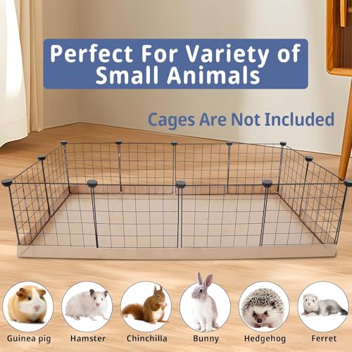 Disposable Guinea Pig Cage Liners, 48" x24 Large Liner Bag for Guinea Pig Cage Bottom, Water-Resistant Kraft Paper (8Pack) - size: (48" x 24") 8Pack