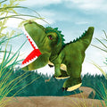 Easfan Dinosaur Hand Puppet with Movable Mouth Plush Toy Gift for Kids 11" | Role play preschool teaching, cute dinosaur stuffed animal, creativity imagination, Easter Christmas birthday holiday gift - style: Dinosaur