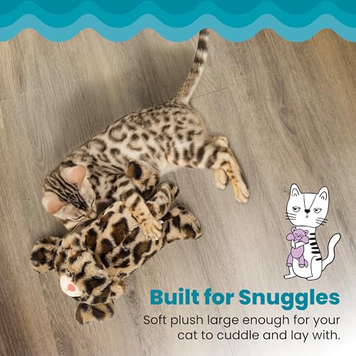 Catstages Calming Kitty Pal Cat Toy - Plush with Purring, Heartbeat, Warmth & Vibration for Anxiety Relief in Kittens and Cats - color: Calming Kitty Pal