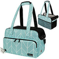 PetAmi Small Dog Purse Carrier, Soft-Sided Pet Carrier Bag with Pockets, Portable Puppy Cat Travel Handbag Tote, Airline Approved Breathable Mesh, Poop Bag Dispenser, Max 18 lbs, Chevron Teal - color: Chevron Teal