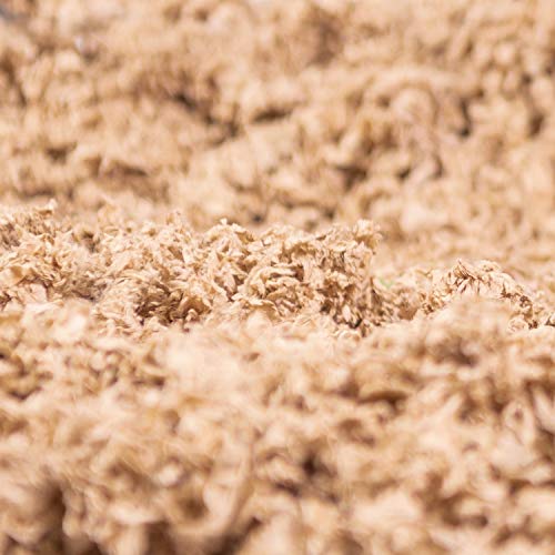 PETSPICK Uber Soft Paper Pet Bedding for Small Animals, Natural, 56L - color: Natural, size: 56L