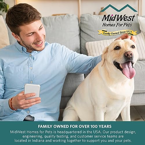 MidWest Homes for Pets QuietTime Dog Bed - Cinnamon Faux Fur Bolster, Ultra-Soft and Machine Washable, Fits 48-Inch Crates and Carriers, for Extra-Large Breed Dogs - color: Cinnamon, size: 48 Inch