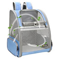 Texsens Innovative Traveler Bubble Backpack Pet Carriers for Cats and Dogs - color: Blue