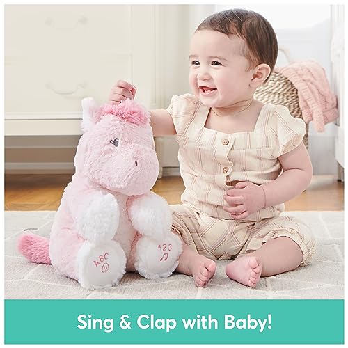 GUND Baby Alora Unicorn 11” Animated Plush, Sings ABCs Song and 123 Songs - style: Alora