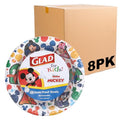 Glad for kids Disney Mickey & Friends Disposable Bowls, 12 Oz, 40 Ct, 8-Pk | Sturdy, cut-resistant paper bowls for snacks and parties, easy cleanup for everyday use - size: 40 Count (Pack of 8)