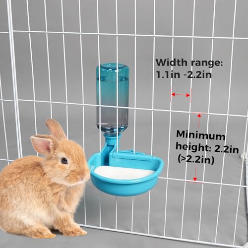 VANNON 16 oz Gravity Pet Water Bowl, Anti-Splash Dispenser, Gradient Blue | Anti-splash gravity water bowl with a floating disk helps reduce spills while keeping water cleaner for everyday hydration. - color: F-Gradient Blue, size: 16oz