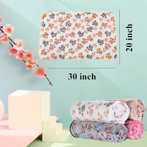 Grddaef 4Pcs Inch Guinea Pig Blanket, 30X20 Bunny Washable & Plush Flannel Sleeping Mats Pad Rabbit Bedding Cage Liners for Hamster Guinea Pig Chinchilla Hedgehog Ferret Small Animal - size: L-30 x 20 Inch