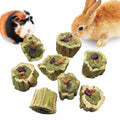 Rabbit Chew Toys for Teeth Guinea Pig Treats Papaya Wood for Bunny (3.5oz) | bunny supplies,rabbit enrichment toys,rabbit stuff,rabbit toys for bunnies boredom,for bunny guinea pig chinchilla Hamster - size: 3.5oz（A）
