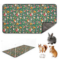 Guinea Pig Cage Liners 47 x 24 Washable Cage Pads Rabbit Bedding Reusable Absorbent Pee Pads for Small Animals Bunny Ferret Chinchilla Hamster - size: 1 Pcs 47 x 24"
