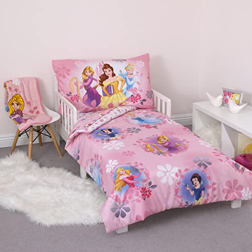Disney Pretty Princess Toddler Bed, 4 Piece Set, Pink - color: Disney Pretty Princess