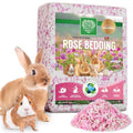 Small Pet Select Rose Paper Bedding, Odor Control, 56 L | With Real Rose Petals, Soft Absorbent Bedding, Made in USA, For Guinea Pigs, Rabbits, Hamsters & Small Pets - style: Natural Rose