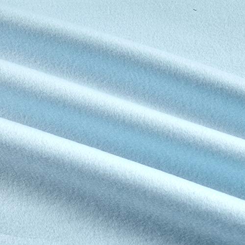 Polar Fleece Solid Light Blue, Fabric by the Yard - color: Light Blue
