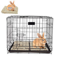 Rabbit Grass Mat,Corn husk Woven Natural Grass Bed Mat for Small Animals,Non-Toxic & Durable Chew Toy Nest Pad,Ideal Cage & Playpen Bottom Mat for Rabbits,Guinea Pigs,Hamsters,Rats & Parrots (2pcs) - size: 2pcs