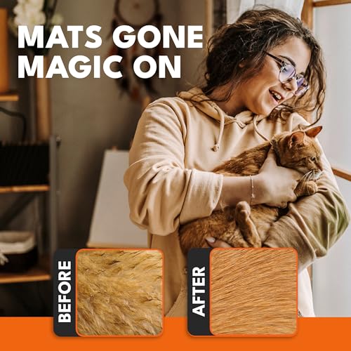 Cat Steam Brush for Shedding – 3-in-1 Grooming Tool with Mist Spray, Anti-Static, USB Rechargeable – One-Click Clean Brush for Cats and Dogs of All Fur Types
