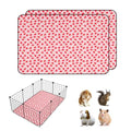 2 PCS Guinea Pig Cage Liner, Reusable Waterproof Guinea Pig Liner, Washable Small Animals Bedding, Super Absorbent Pet Pee Pads Guinea Pig Mats, Rabbit Mats for Cages (28 * 42 inch) - size: 28*42 inch 2pack