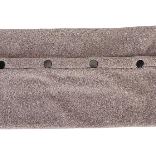 Bearded Dragon Sling Carrier, Soft Warm Reptile Sling Hands Free Lizards Carrier Pouch with Adjustable Strap for Lizard Leopard Gecko Hamster Small Animals(Grey)