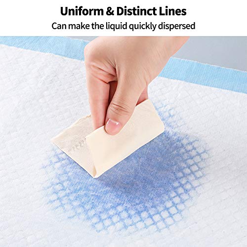Amakunft Rabbit Pee Pads, Pet Toilet/ Potty Training Pads, Super Absorbent Guinea Pig Disposable Diaper for Hedgehog, Hamster, Chinchilla, Cat, Reptile and Other Small Animal (50pcs-18 x13, Blue) - color: Blue, size: 50pcs-18"x13"