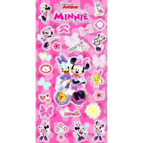 Disney Minnie Mouse Throw Blanket and Character Pillow - Bundle with Blanket, Hugger Character, Stickers, More | Minnie 40x50 Throw for Kids & Teens
