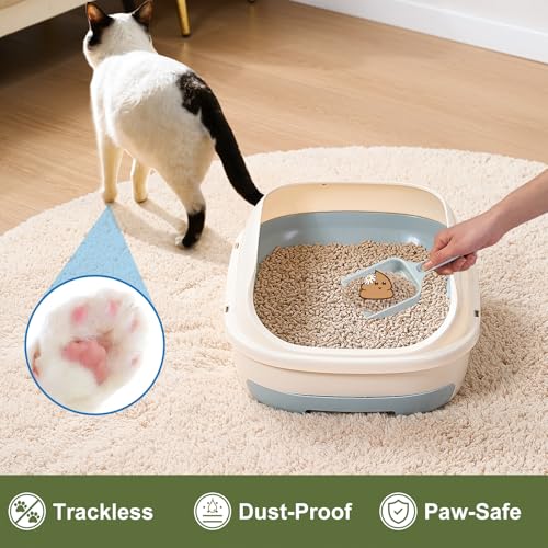 Cat Litter Pellets Exclusively for Double Layer Cat Litter Box, Super Odor Control Zeolite Litter, Non Clumping Cat Litter, Low-Tracking, Low Consumption, Unscented - size: 10.8 lb