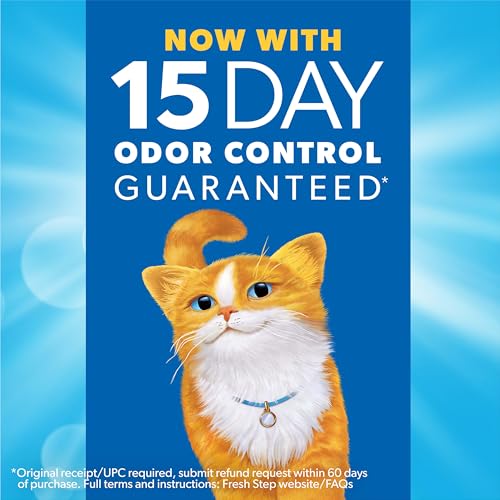 Fresh Step Simply Unscented Multi Cat Clumping Cat Litter, Low Dust, Odor Control with Activated Charcoal Tech, Compatible in Automatic Litter Boxes, 14 lb. (Pack of 3) - size: 14 lb (Pack of 3)