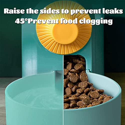Pet Hanging Automatic Feeders Drinking Bowls 40oz, Auto Gravity Pet Feeding Water Set, Cage Pet Feeding Bowls Dispenser for Cats Dogs Puppy, Rabbit Hamsters Chinchilla Hedgehog (Green-Water) - color: Green-Water