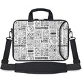 RICHEN 10 inch Messenger Bag Carrying Case with Handle Accessory Pocket Fits 7 to 10-Inch Laptops/Notebook/Kids Tablet (7-10.2 inch, Animal Cartoon) - color: Animal Cartoon, size: 7-10.2 inch