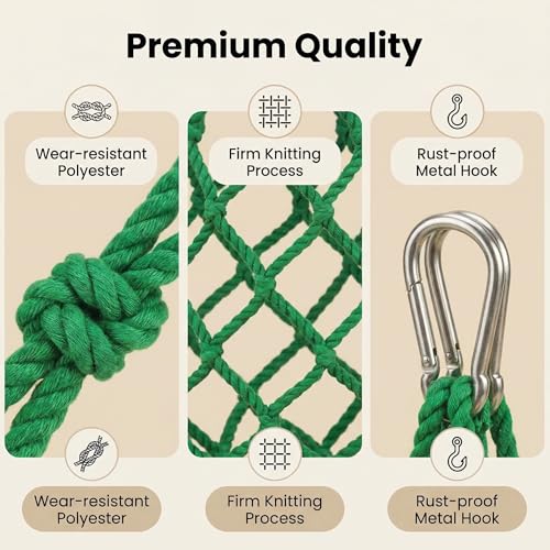 Green Rabbit Hay Feeder Mesh Bags, 13×11 Inch Spherical Polyester Hay Pouch - color: Green