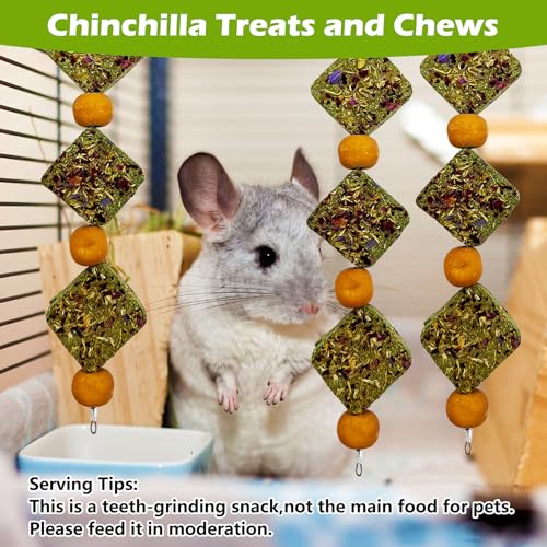 kathson Rabbit Chew Toys for Teeth Bunny Natural Timothy Grass Cake Guinea Pig Hanging Chew Toys Treats for Bunny Chinchilla Hamsters Squirrel and Other Small Pets Playing Improve Pets Dental - style: Style D