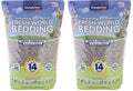 Vitakraft Fresh World Small Animal Bedding - Ultra Strength - Pet Bedding for Litter Boxes and Cages (16 L),Gray, 975 cu in (Pack of 2) - size: 975 cu in (Pack of 2)