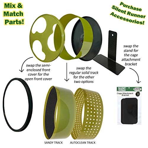 AutoClean Track (for Silent Runner 12" Wide) - Ventilated Easy Clean Track for Silent Runner Pet Exercise Wheel