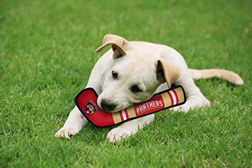 NHL Florida Panthers Stick Toy for Dogs & Cats. Play Hockey with Your Pet with This Licensed Dog Tough Toy Reward! - color: Florida Panthers, style: NHL Dog Tug Toy