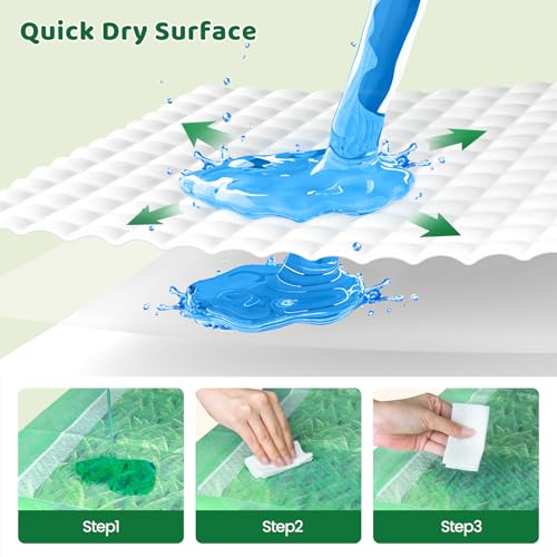 Puppy Pads XL 240 Count - 28"x34" with Adhesive Tabs | Extra Large Pee Pads for Dogs Training Pad Super Absorbent, 6-Layer Leak-Bamboo Patterns Dog Pads - size: 28 x 34 inches (240 Count)