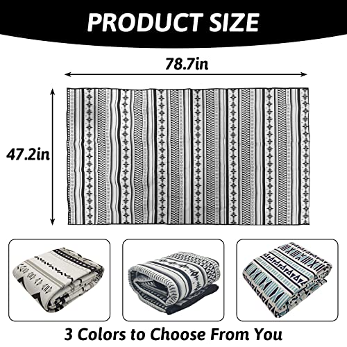BNOSDM 78.7 in Rabbit Cage Liners Washable Reusable Bunny Bedding Pets Dog Whelping Pads with Anti Slip Bottom Pad Rug for Dogs Chinchillas Cats Guinea Pigs Ferrets - size: 79" X 47"