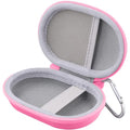 co2CREA Hard Case for Logitech Pebble M350/M350s/M355/i345 Mouse, Pink Rose | Travel Protection, Soft Anti-Static Lining, Hard EVA Shell, Shockproof Dustproof Water Resistant - color: Pink Rose Case
