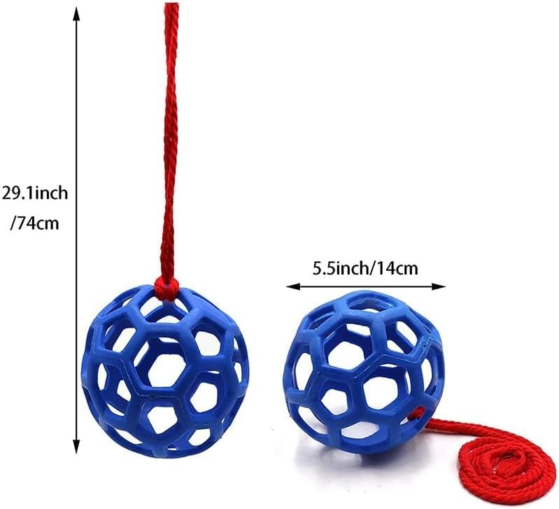 2pcs Hay Ball for Horses to Play with Relieve Stress Hay Feeder Ball Goat Feeder Hanging Feeding Toy Horse Treat Hay Feeder Toy, Durable TPR Feeding Horse Goat Sheep Relieve Stress